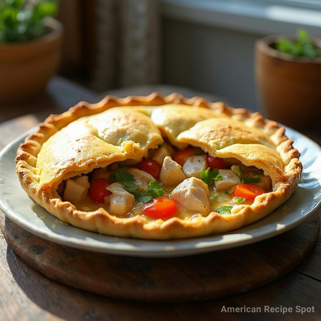 Homestyle Creamy Chicken Pot Pie