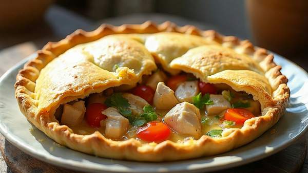 Homestyle Creamy Chicken Pot Pie Homestyle Creamy Chicken Pot Pie