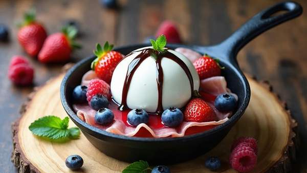 Summer Berry Burrata Charcuterie Skillet Summer Berry Burrata Charcuterie Skillet